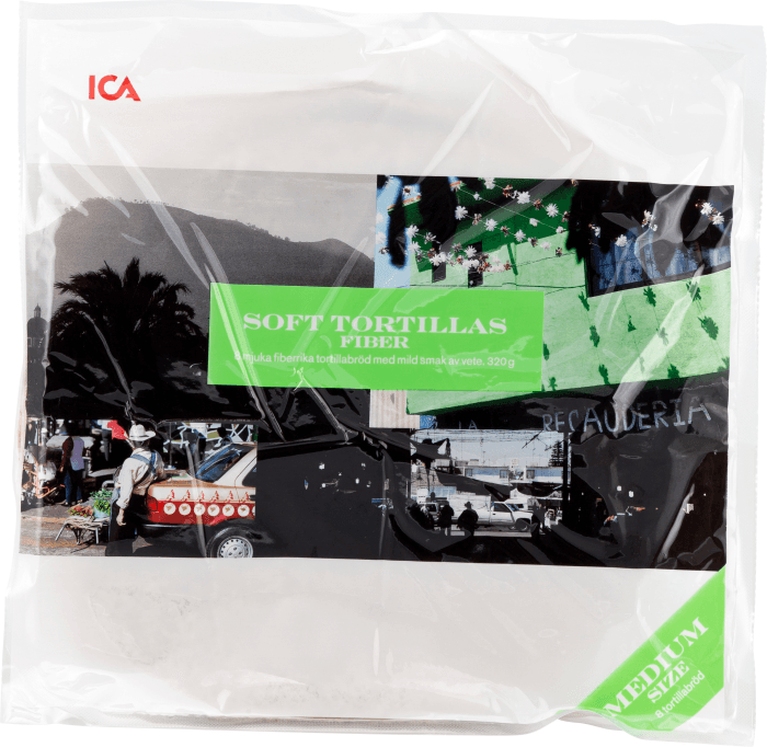 Soft tortillas Fiber Medium
