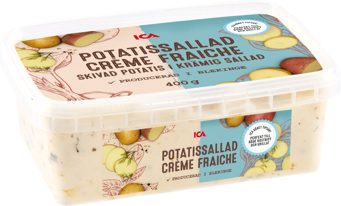Potatissallad med Crème Fraiche