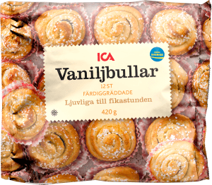 Vaniljbullar Fryst