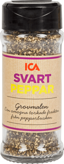 Svartpeppar Grovmalen