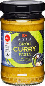 Currypasta Grön