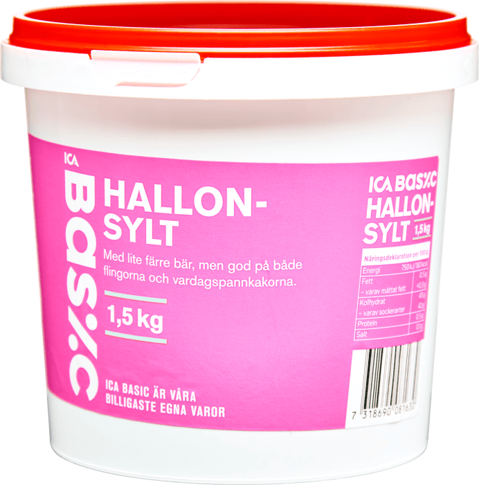Hallonsylt