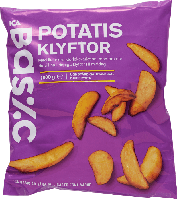 Potatisklyftor Fryst
