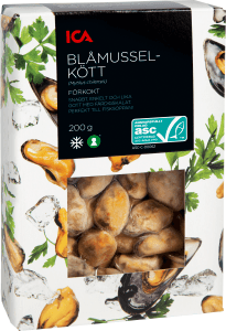 Blåmusselkött Fryst