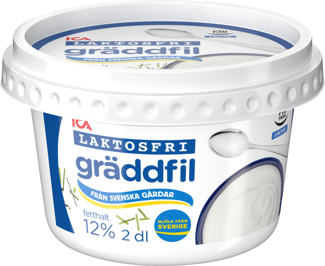 Gräddfil Laktosfri 12%
