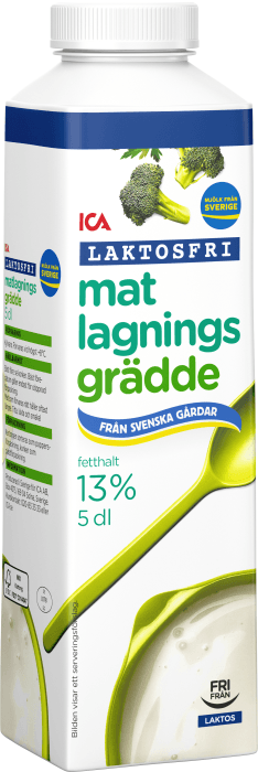 Matlagningsgrädde Laktosfri 13%