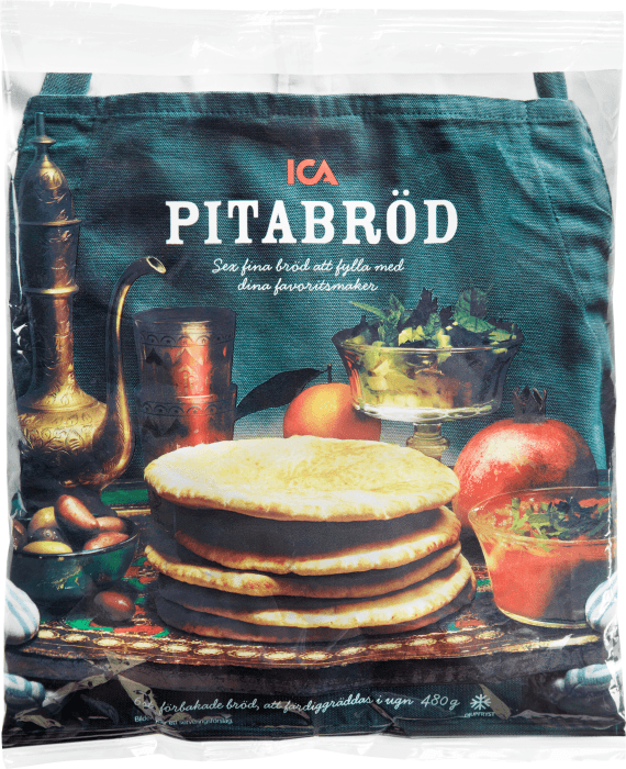 Pitabröd Fryst