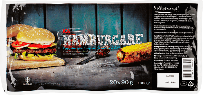 Hamburgare Fryst 20-p