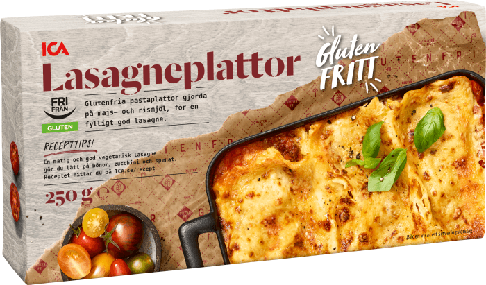 Lasagneplattor glutenfri