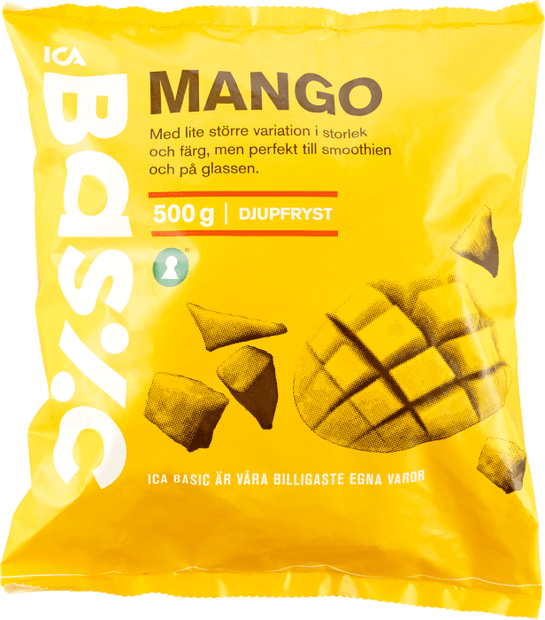 Mango Bitar Fryst