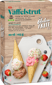 Våffelstrut Glutenfri