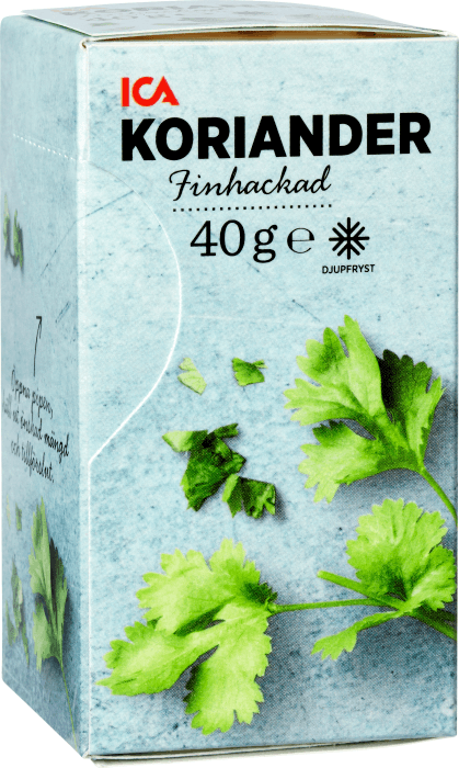 Koriander Finhackad Fryst