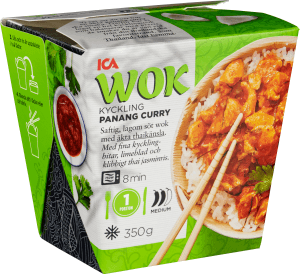 Kyckling Panang Curry med Jasmineris Fryst