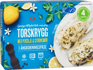Torsk Persilje & citronsmör Fryst