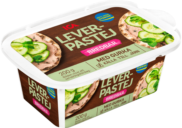 Leverapastej med gurka Bredbar