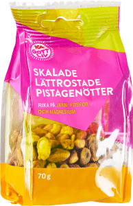 Lättrostade Skalade Pistagenötter