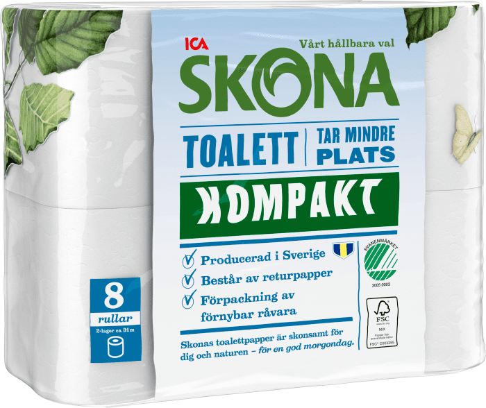 Toalettpapper Kompakt