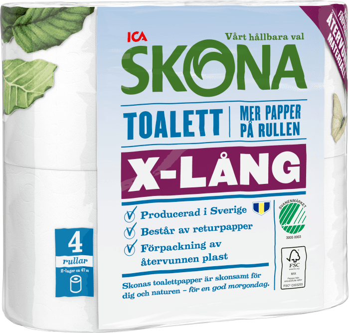 Toalettpapper X-lång