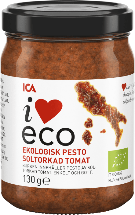 Pesto Soltorkad tomat Ekologisk