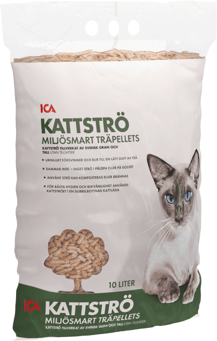Träpellets Kattströ