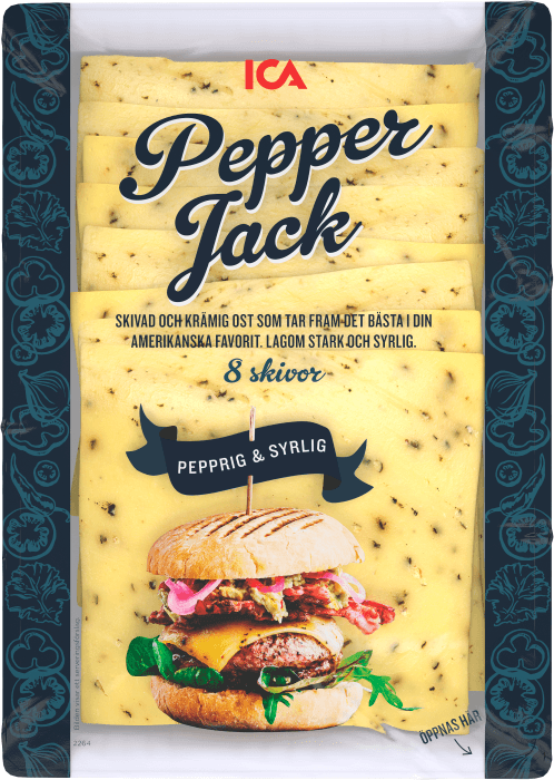 Ost Pepper Jack Skivad
