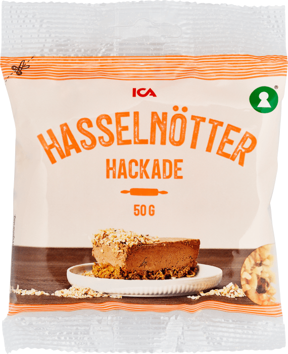 Hasselnötter Hackade