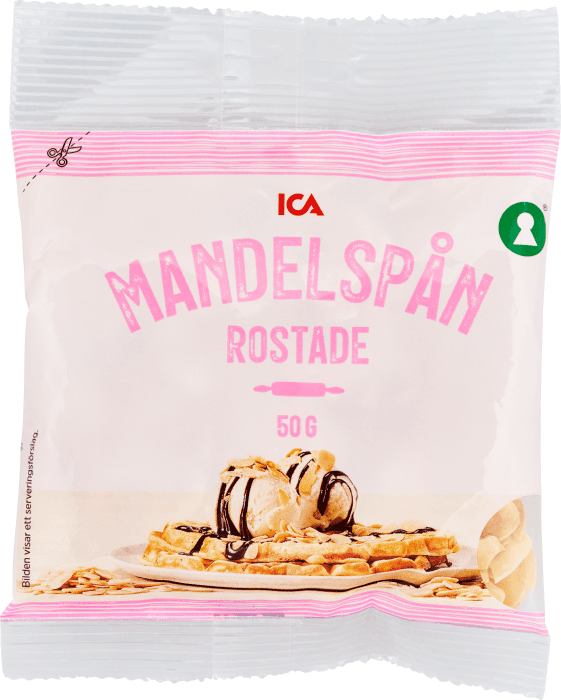 Rostade mandelspån