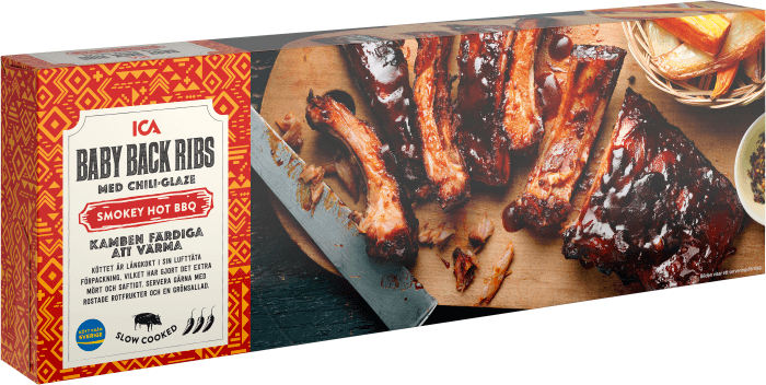Baby back ribs hot