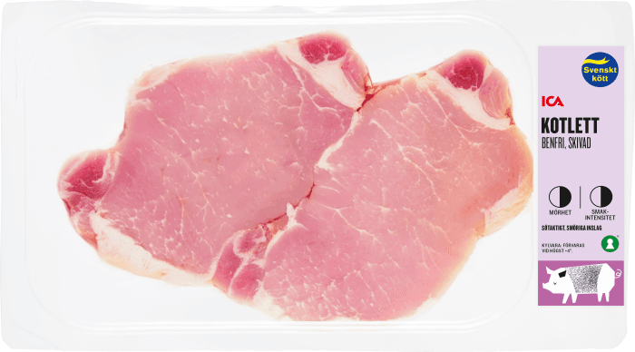 Kotlett Färsk Skivad Benfri