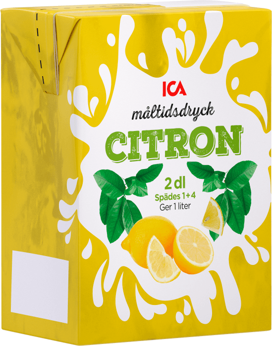 Citron måltidsdryck
