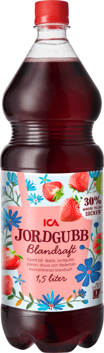 Blandsaft Jordgubb
