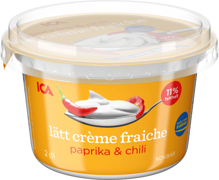 Crème fraiche Lätt Paprika & chili 11%