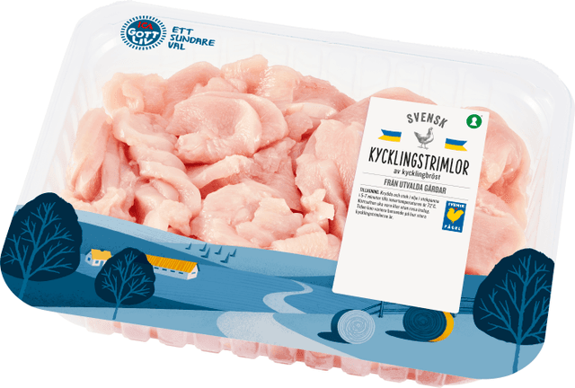 Kycklingbröststrimlor