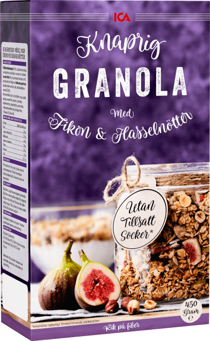 Granola Fikon & hasselnötter