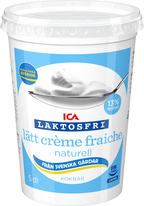 Lätt Crème Fraiche Naturell Laktosfri 13%