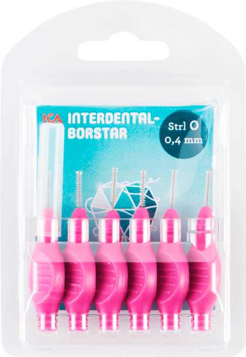 Mellanrumstandborstar 0,4mm