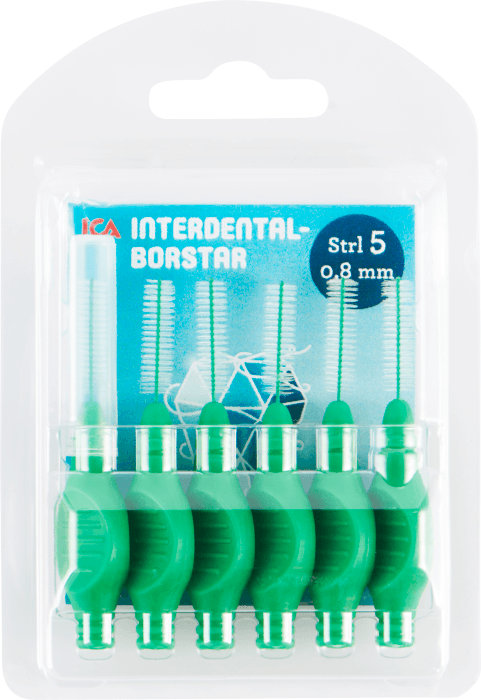 Mellanrumstandborstar 0,8mm