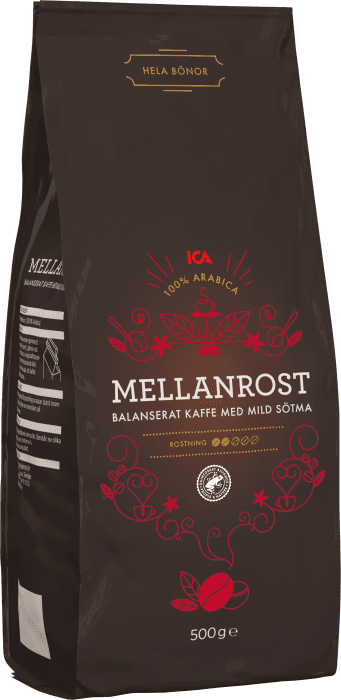 Kaffebönor Mellanrost