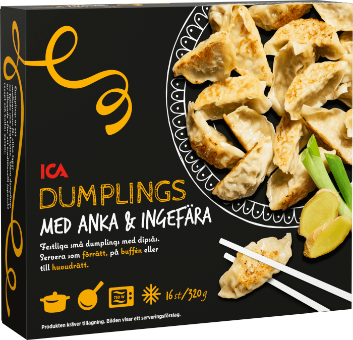 Dumplings Anka & ingefära Fryst