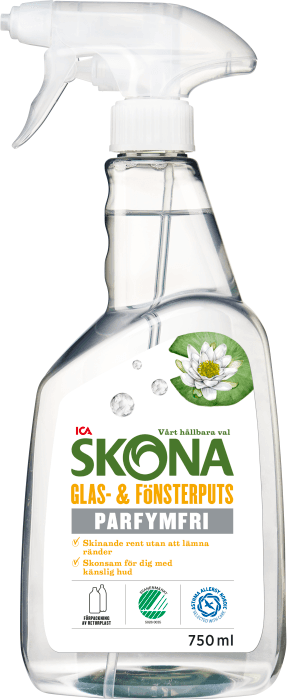 Rengöringsmedel Glas & fönster Spray Parfymfri