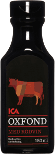 Oxfond med rödvin