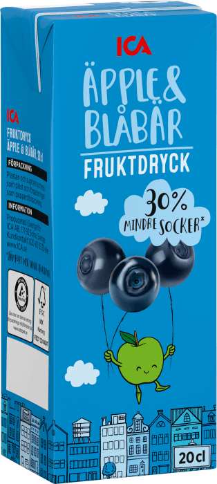 Fruktdryck Äpple & blåbär