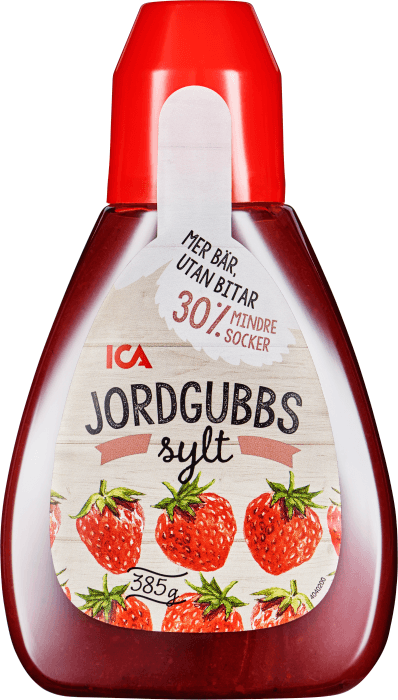 Jordgubbssylt mindre socker