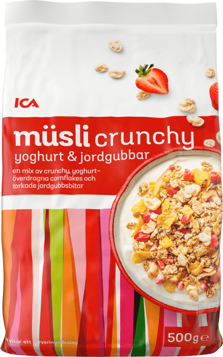Müsli Mix crunchy jordgubb & yoghurt