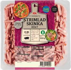 Strimlad Skinka Rökt