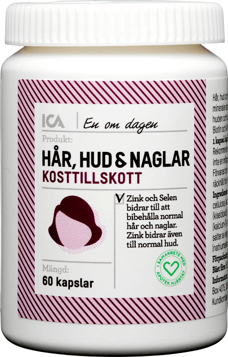 Kosttillskott Hår Hud och Naglar