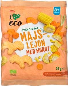 Barnsnacks Majs med Morot 8 mån Eko