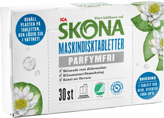 Maskindisktablett Parfymfri