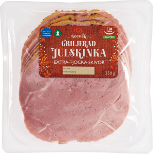Julskinka Griljerad Skivad Extra Tjocka Skivor Glutenfri