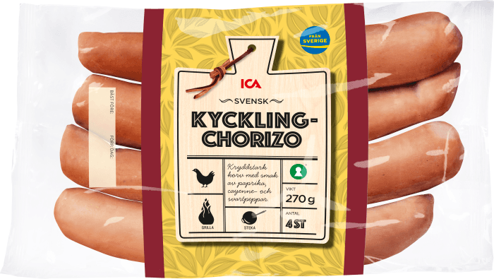 Kycklingkorv Chorizo